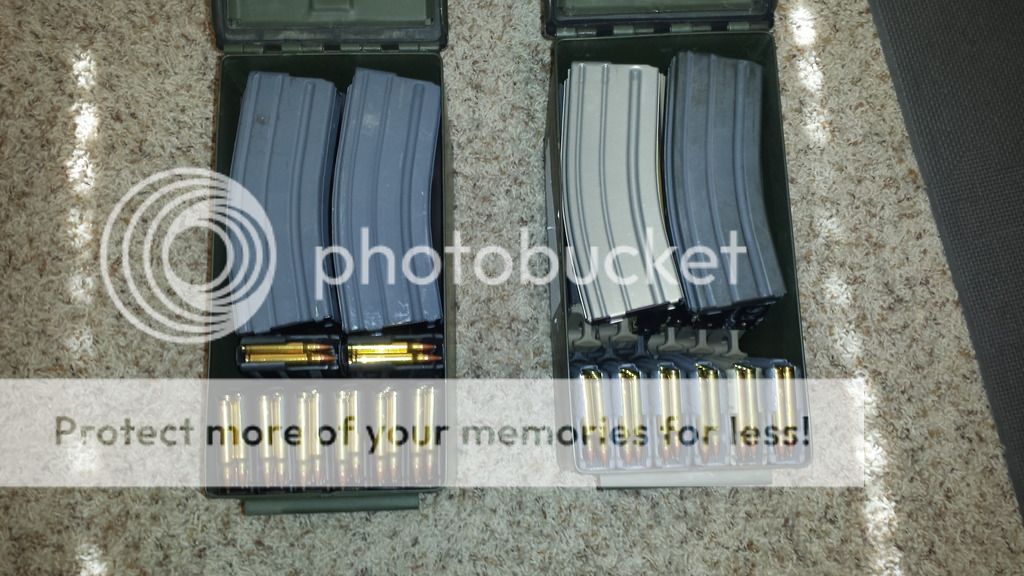 Magazines in ammo cans